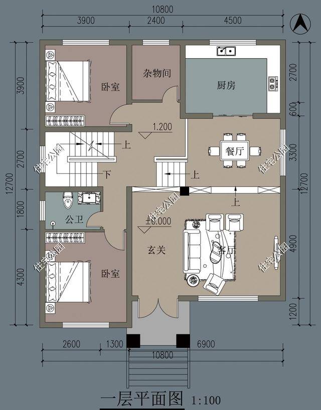 面宽103米进深13米自建房怎样设计