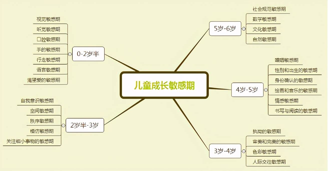 《儿童敏感期成长指南》这本书对孩子年龄阶段进行了更细致的划分