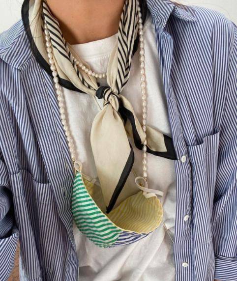 时装周|2021春夏时装周口罩造型依然流行,模特戴罩走秀,口罩链成配饰新物种