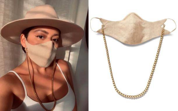 时装周|2021春夏时装周口罩造型依然流行,模特戴罩走秀,口罩链成配饰新物种