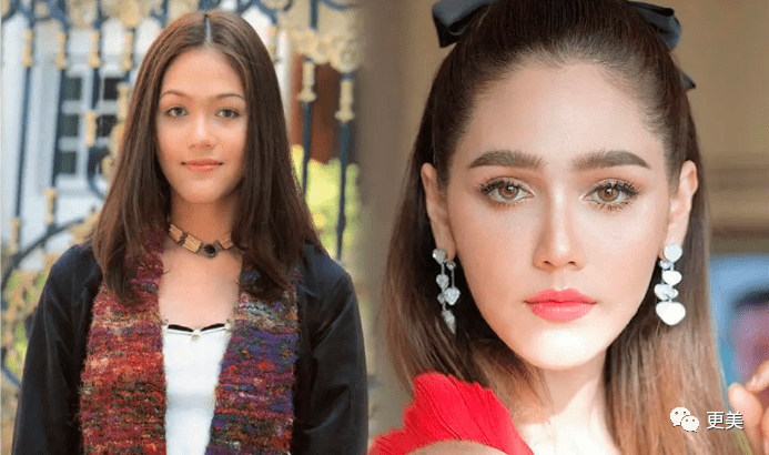 鼻子|泰国女星换头图鉴:艳压热巴的她,换头比baby狠100倍…
