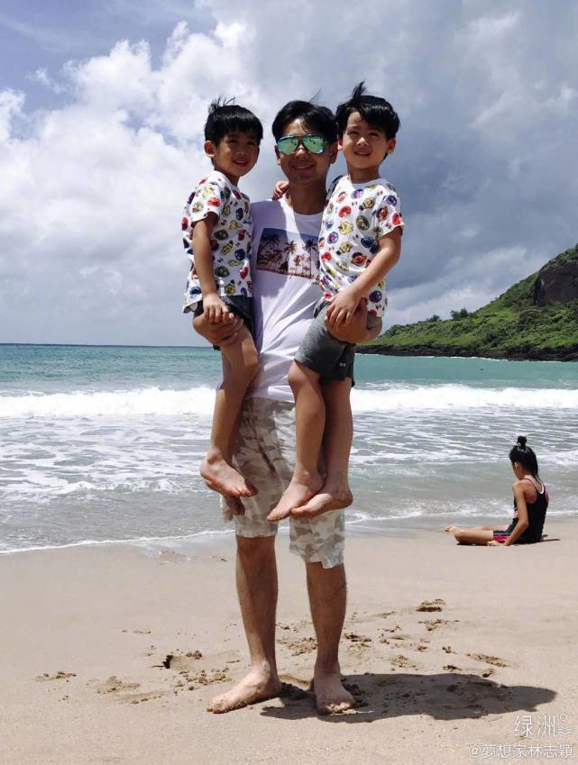林志颖|俩娃身高遗传妈妈，颜值超高比哥哥像林志颖陈若仪晒双胞胎健身