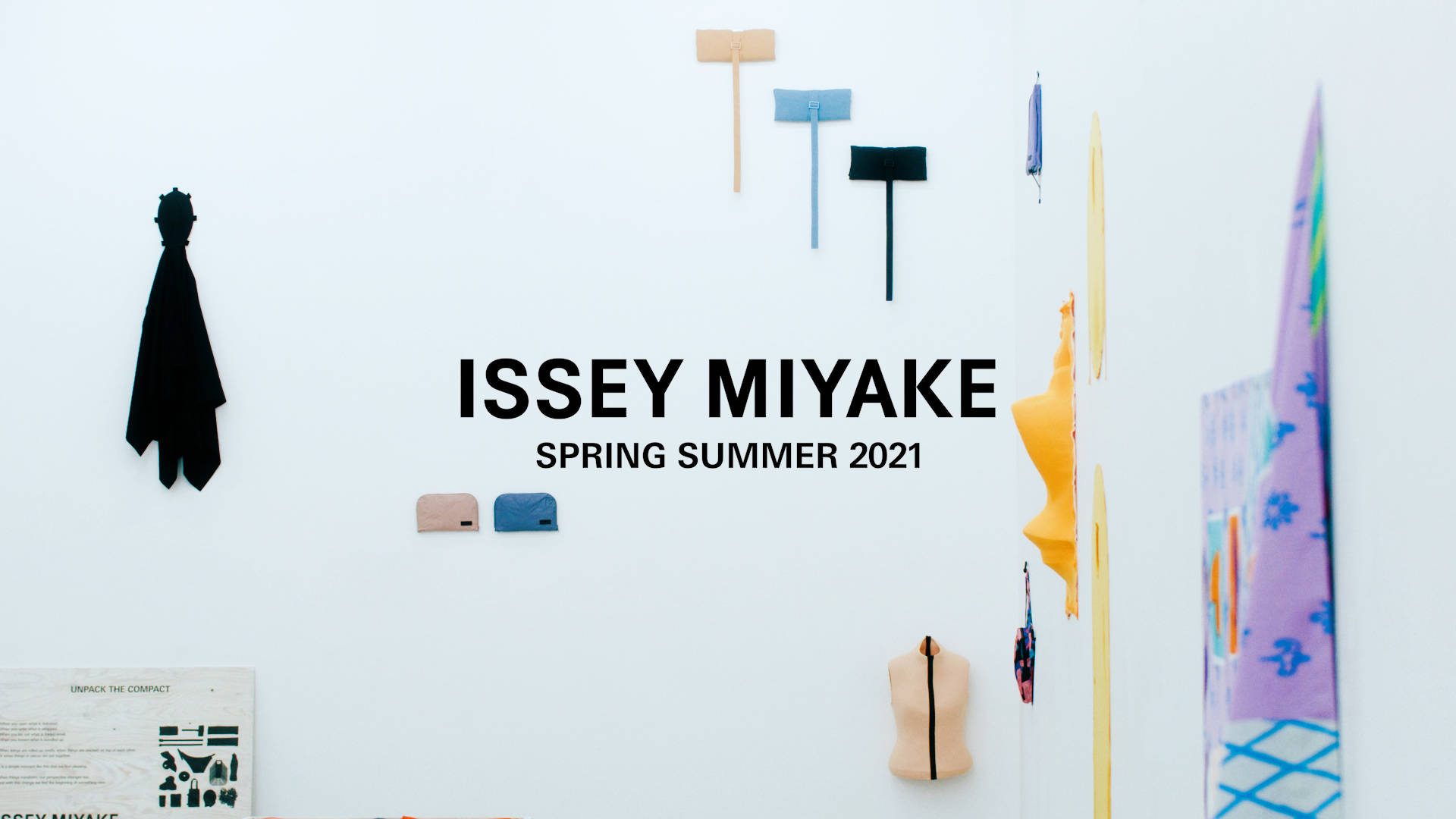 画廊|ISSEY MIYAKE 2021春夏系列 折叠画廊中的艺术色彩