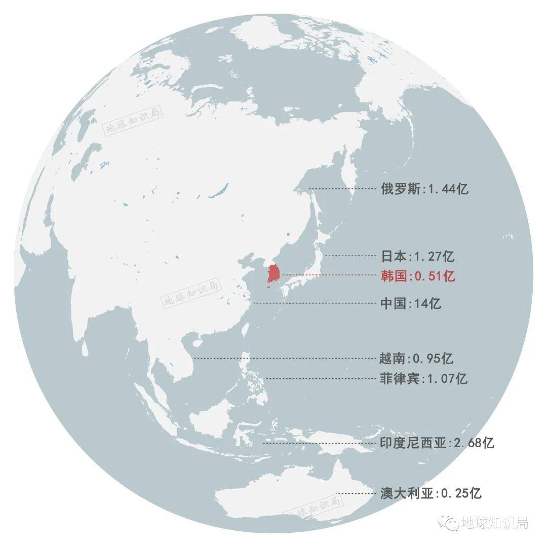 韩国人口面积是多少_韩国人口密度分布图(3)