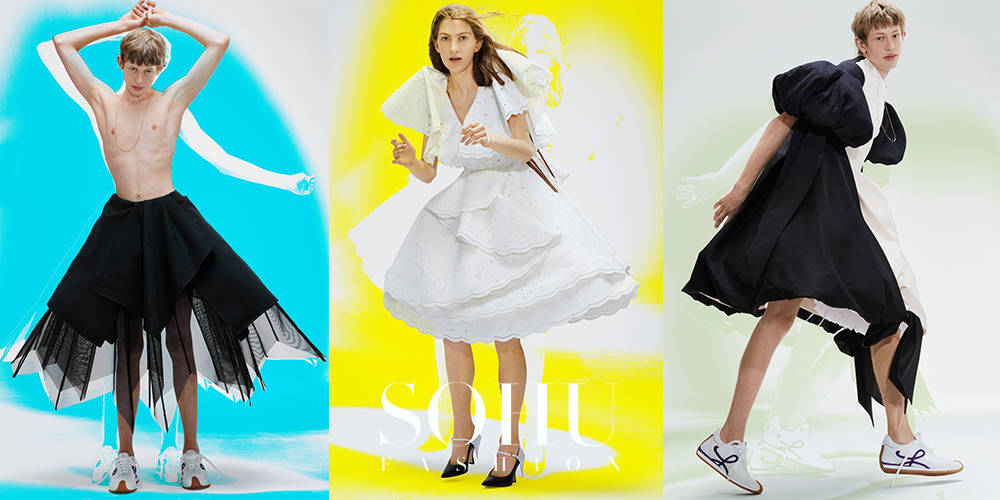 Vuitton|性别模糊、男装纱裙?没有明星助阵的巴黎时装周更有看点了!