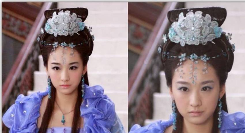 邝露|戴“水晶冠”古装女子，躲过白落衡，避开邝露，她就先抱走