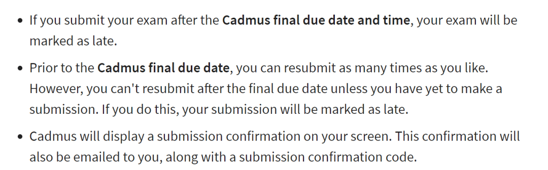 Exam|墨尔本大学Final Exam网考形式