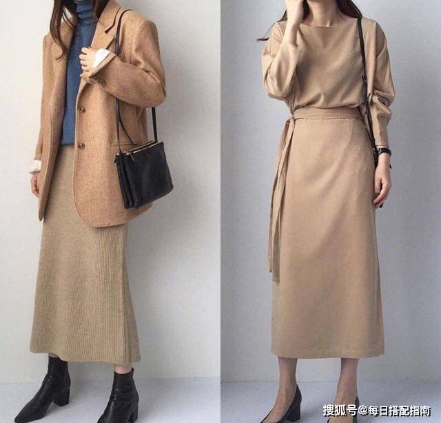 今天,每日搭配指南就给大家分享一组适合 30 女人的秋季驼色系穿搭