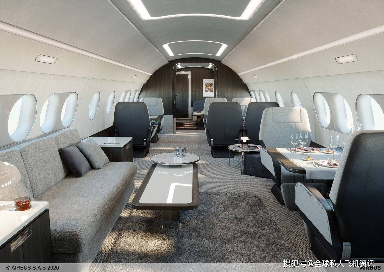 公务早班机价值11亿美金的超大型空中客车a220300vip机型全揭秘
