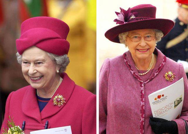 女王|英女王时隔七月终于现身，穿蜜桃粉大衣太可爱，彩虹造型展少女心