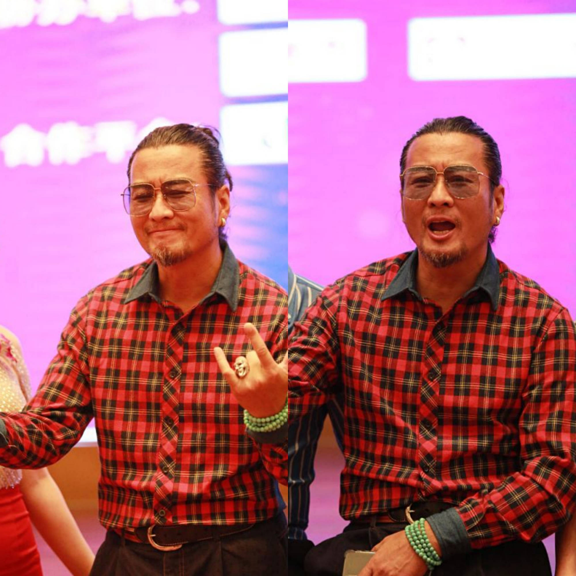 活动|孙兴现身网红选拔活动，头发稀疏妆容敷衍，眉毛画得像二次元贴画