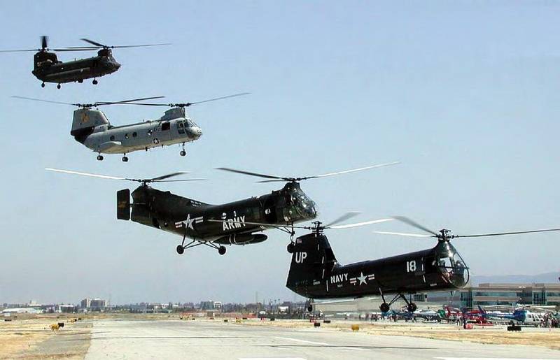 四等人的坐骑,ch-46"海上骑士"直升机
