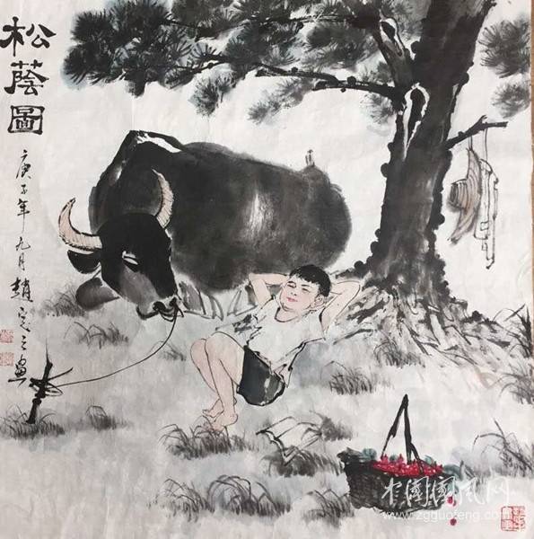 倘徉在赵定之老师的画卷中,被一幅幅生动的画面深