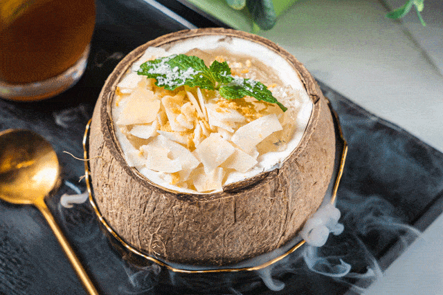 看似简单的椰子冻却 用料丰富,快来一探究竟!