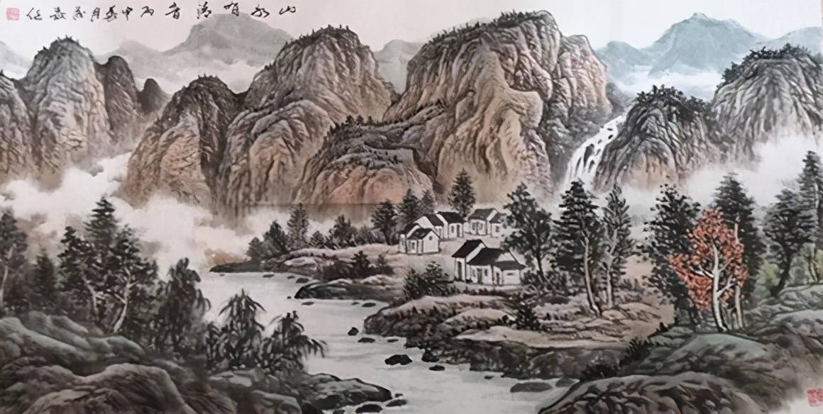 山水人物画作品图片 9a11b94c49344513ba18741039314f52.jpeg