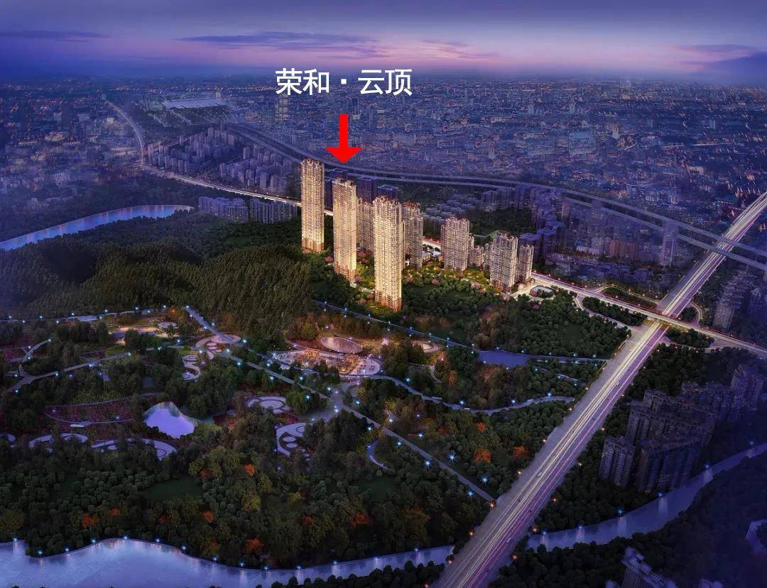 而荣和悦澜山的收官之作——荣和云顶无疑是填补了凤岭大平层豪宅的