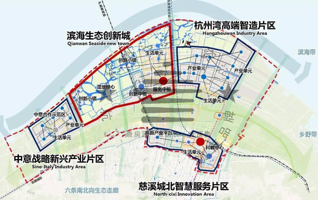 重磅上海市政总院中标宁波前湾新区杭州湾新区综合交通规划项目