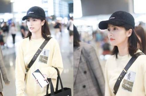 服装|白鹿在机场穿学生装，少女感十足似梦幻女友，谁看了不想谈恋爱？