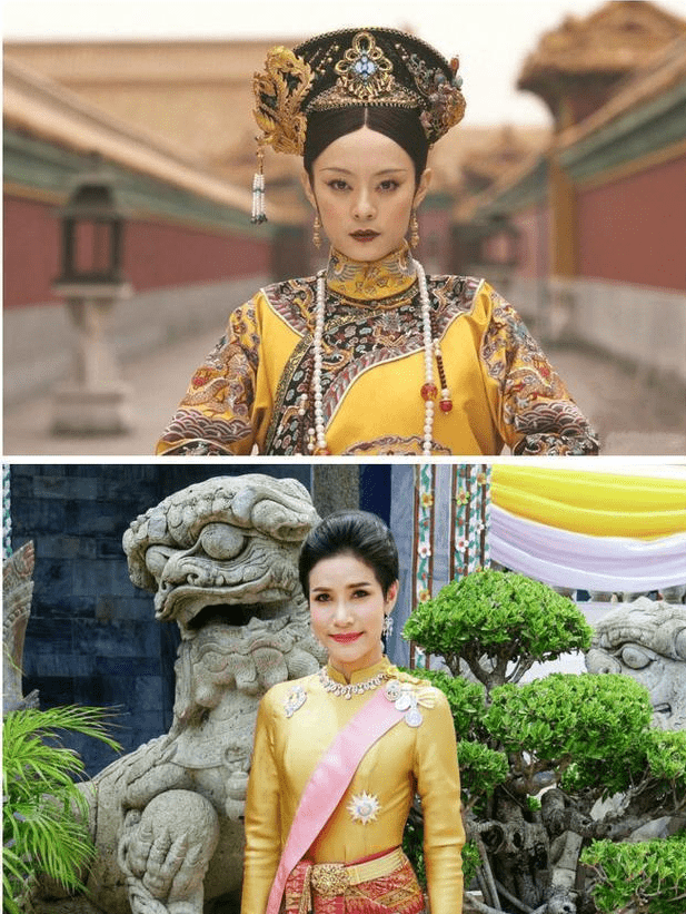 戴婆婆|诗妮娜逆袭了！V领泡泡袖修身裙，不戴婆婆珠宝也美得光彩照人