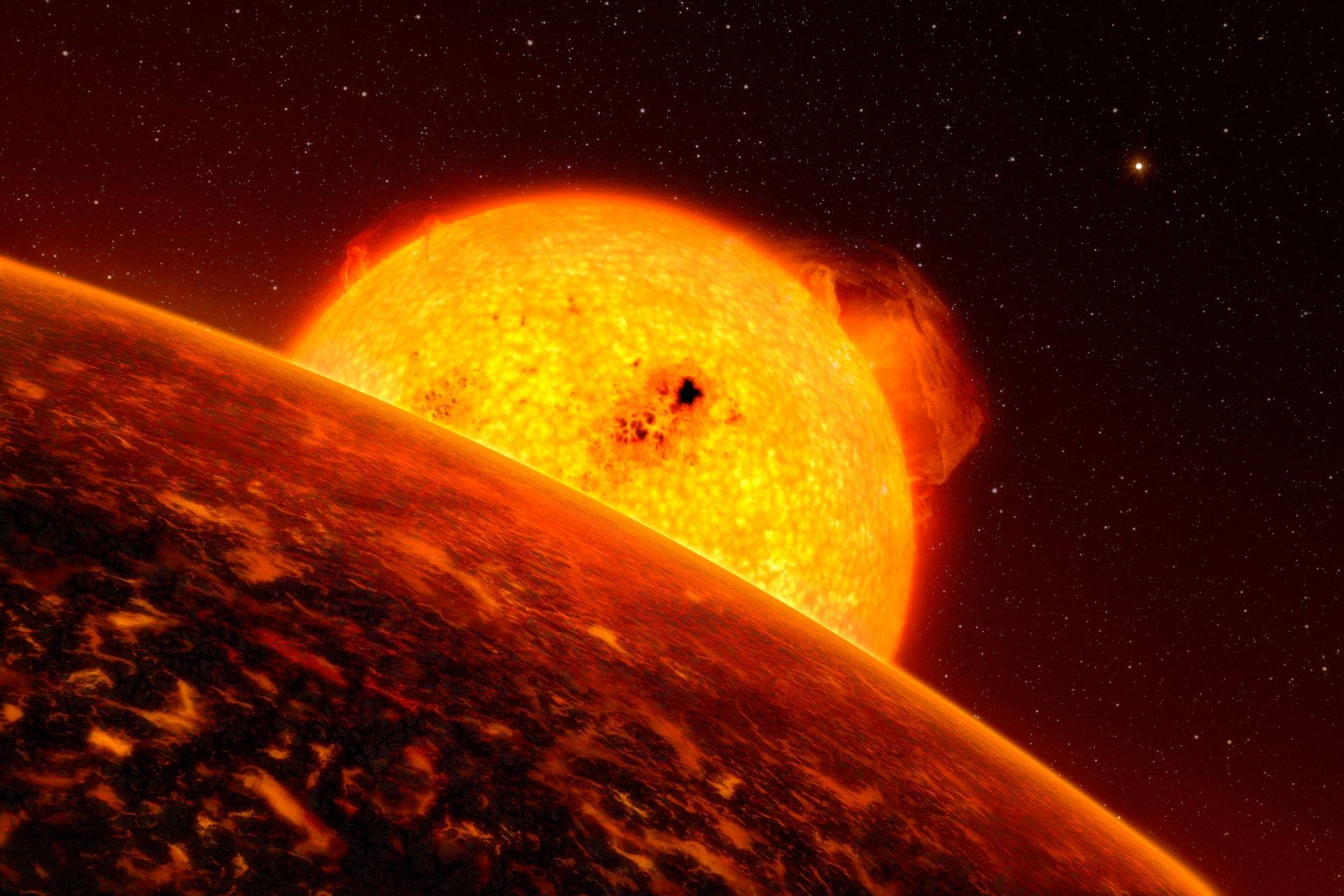 200光年外的地狱行星,熔岩海洋数千米深,风速是音速5倍!