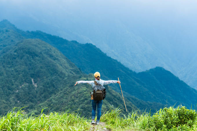 用重装反穿徒步武功山，如何规划行程_龙山村