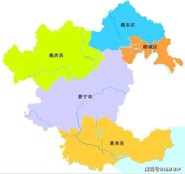 (揭阳地图)