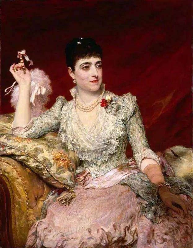 图片[7]-英国艺术家詹姆斯·桑特人体油画中的美人，珠圆玉润，风情万种-魔性次元