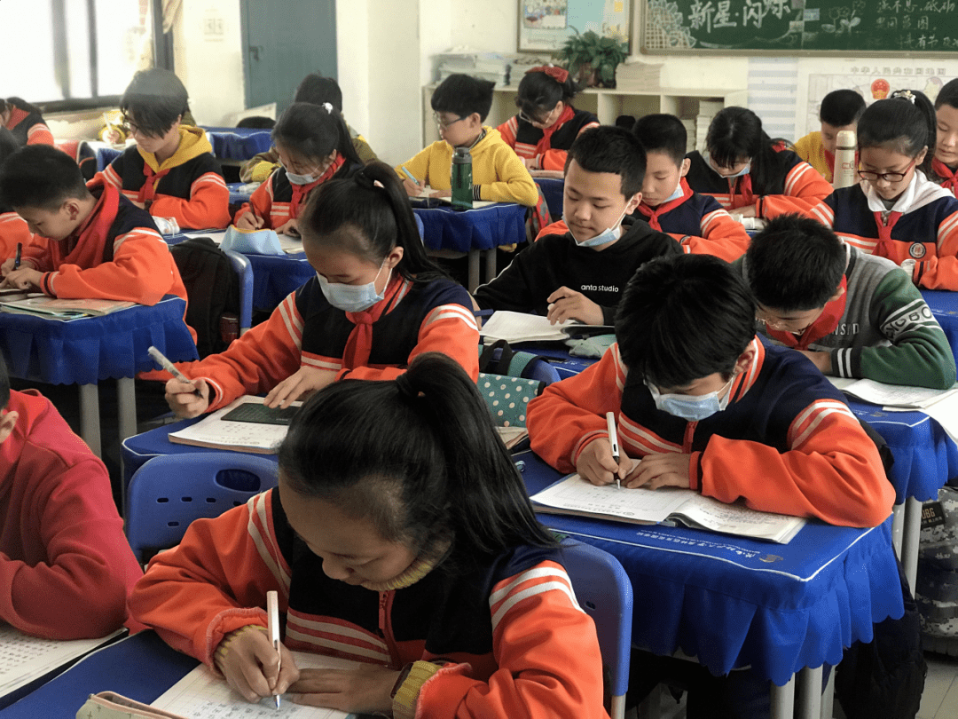 比赛|陕西师范大学奥林匹克花园学校小学部举行高段硬笔书写大赛