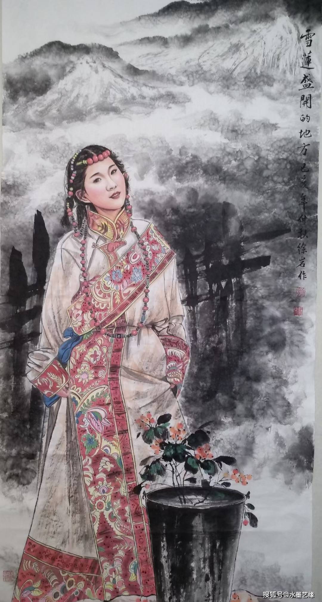 当代著名画家徐岩,孤品原创国画,实力派画家,欣赏
