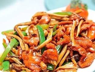 茶树菇小炒肉