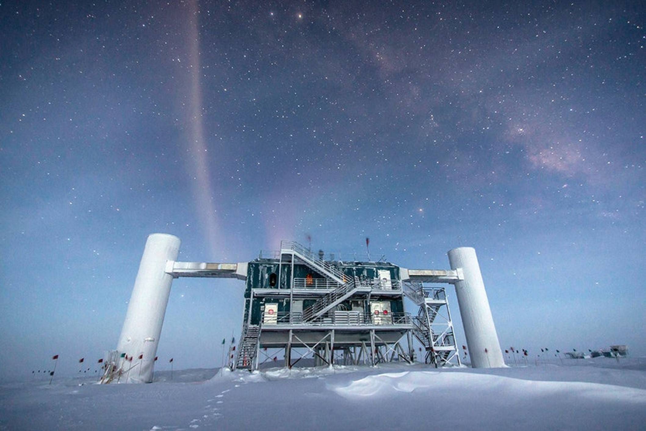 原创冰柱neutrino天文台南极