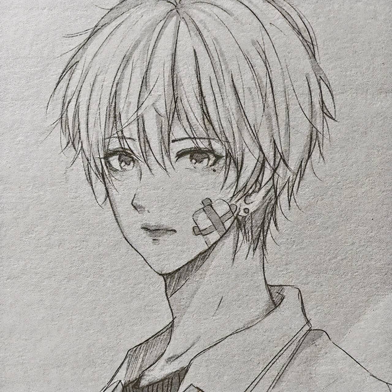 cg原画插画教程:临摹动漫人物手绘插画素材