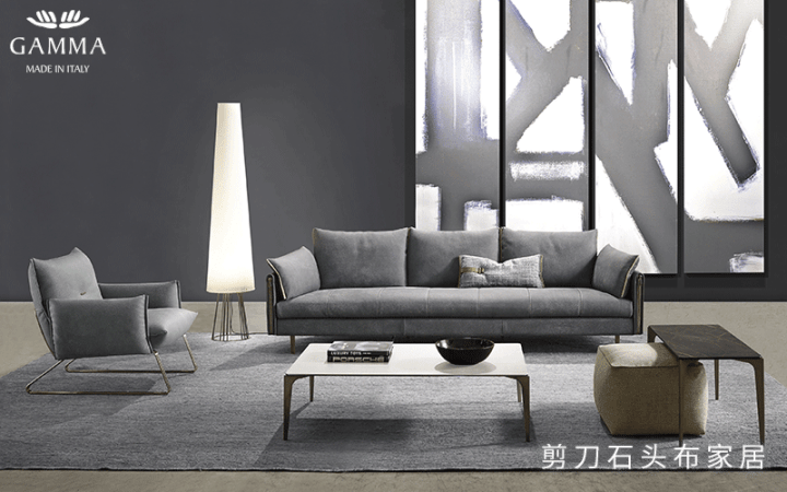 轻奢现代简约客厅沙发组合，定制你的现代简约时尚！