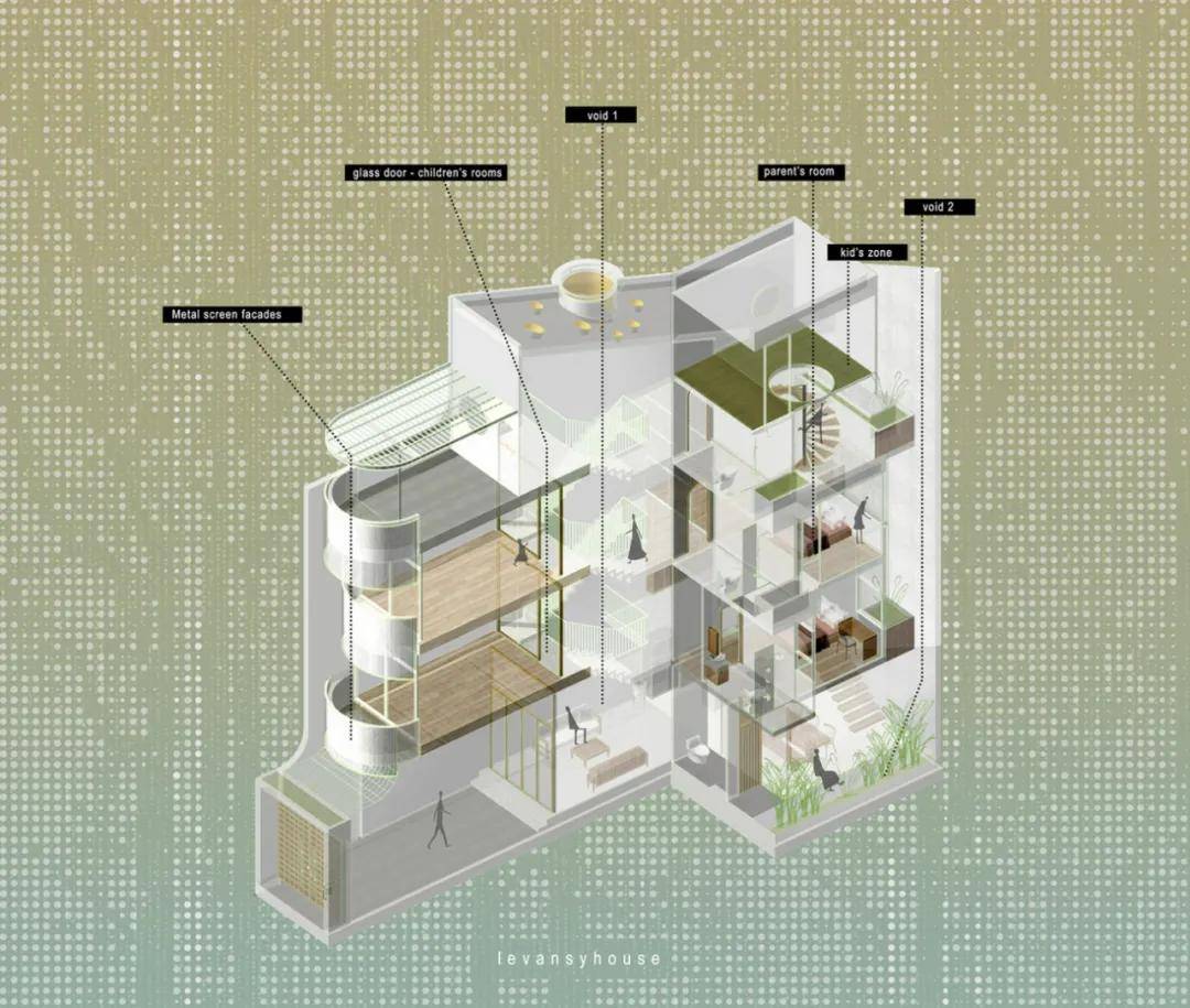 垂直设计 | 越南生态住宅_面的