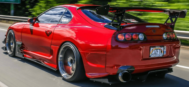 "toyota supra"极炫的红,酷炫的热情!