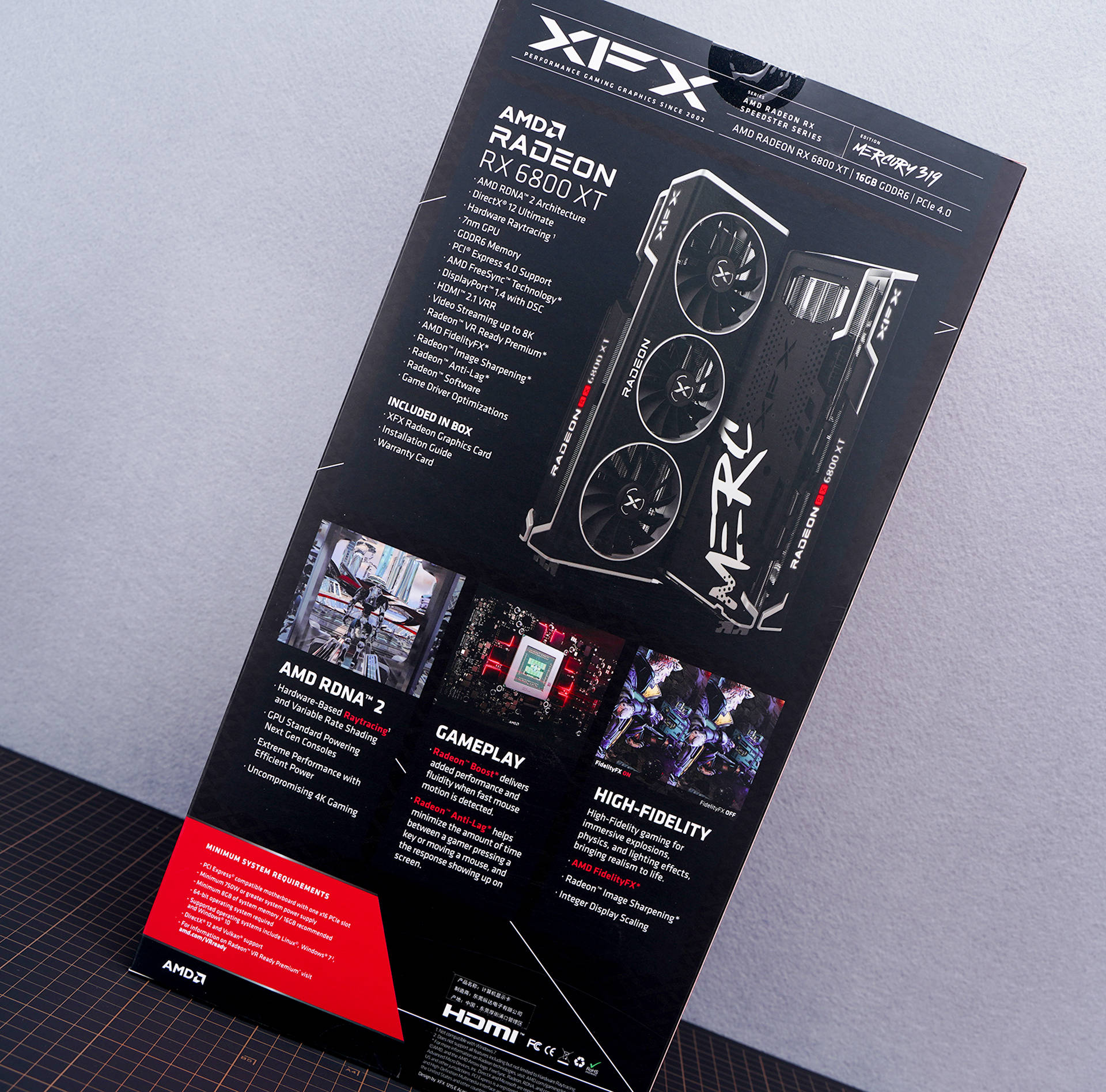 -bit|非公版更强 讯景XFX RX6800 XT海外版显卡评测