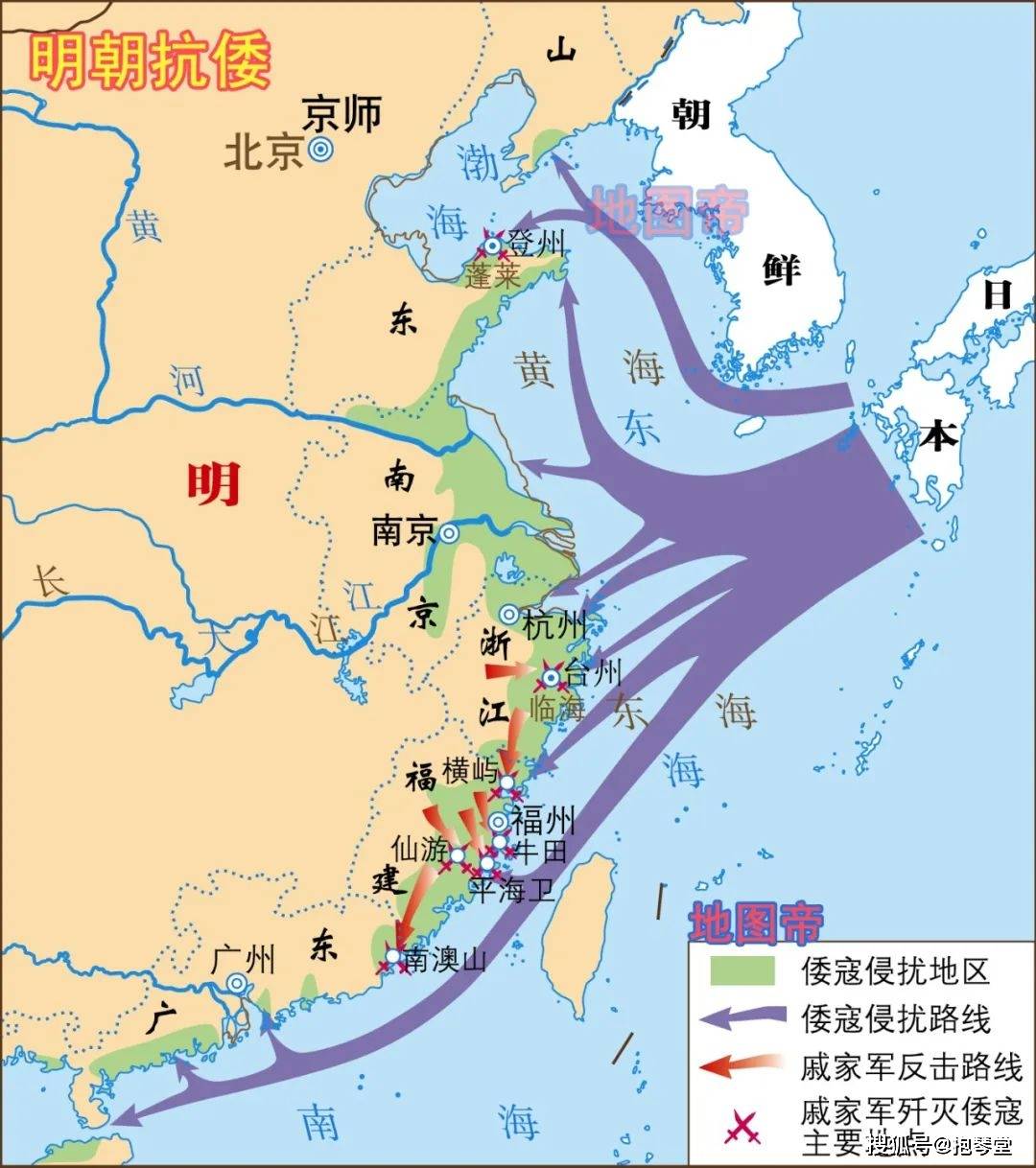 虽然巡抚胡宗宪升任浙直总督,又有总兵俞大猷和台州知府谭纶同心协力