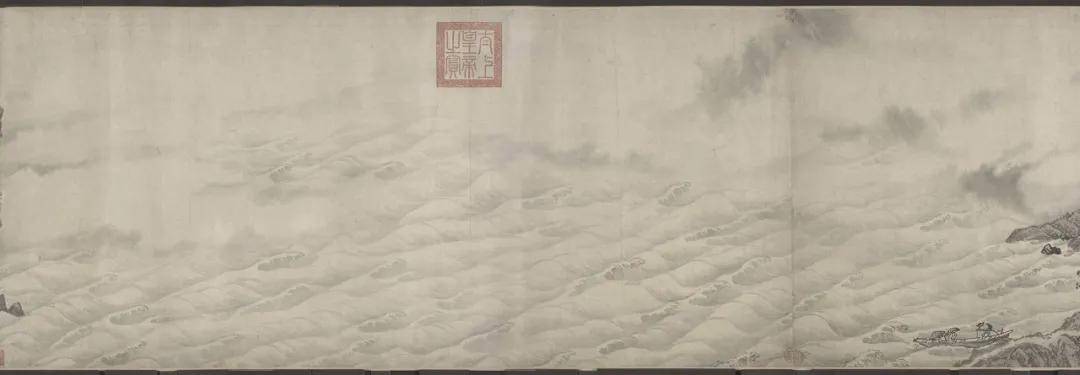 中国传世名画◆长卷《江山万里图卷》南宋赵芾_长江