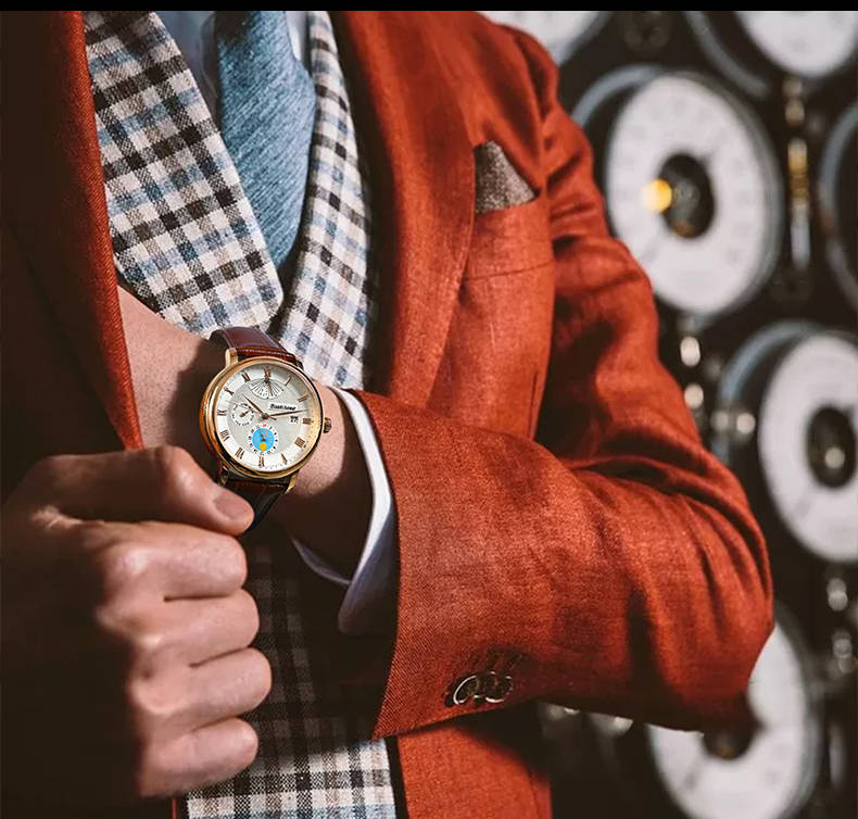 简约不简单的24小时日向盘#宝航名表BH8034G