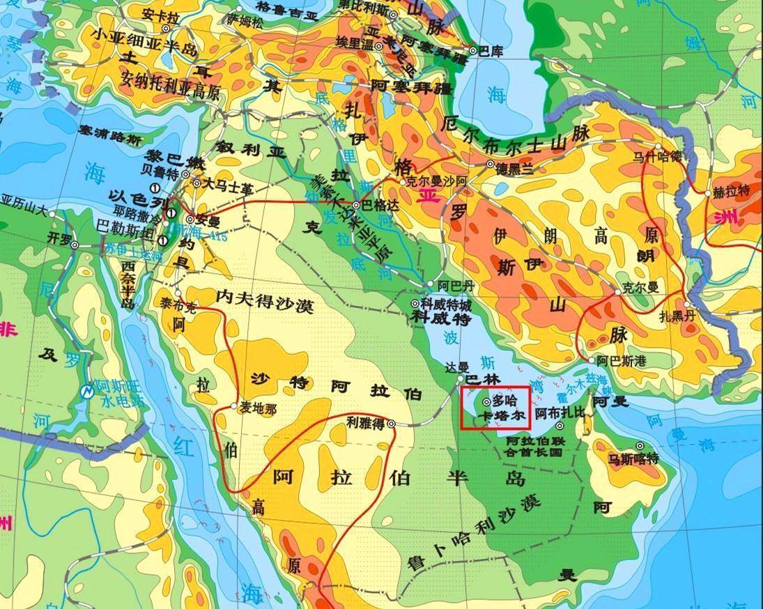 卡塔尔的人均收入_卡塔尔地图(3)