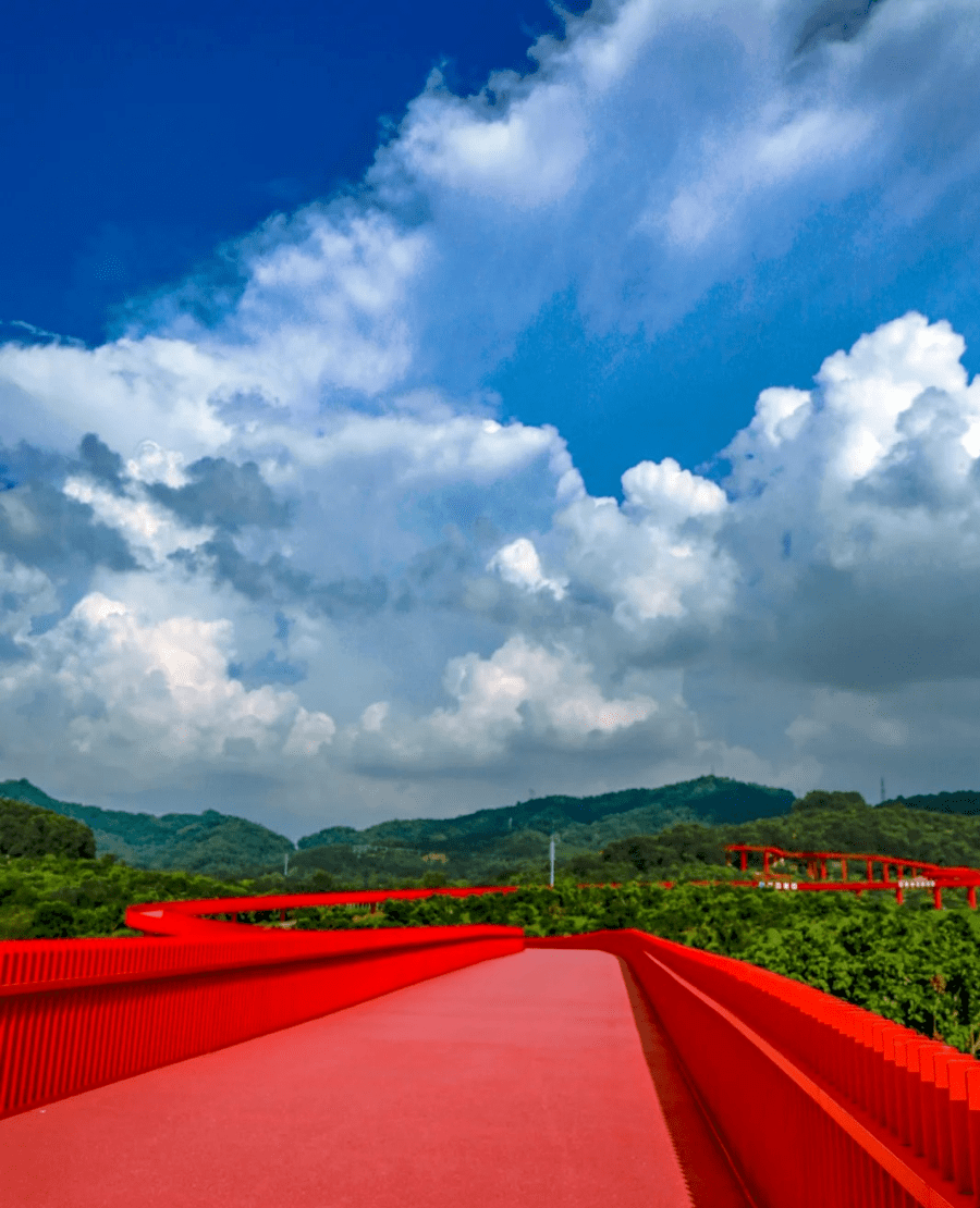 深圳又添一公园！占地403万㎡，4公里的“红飘带”颜值爆表！