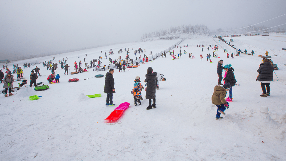 武隆仙女山持续强降雪 今日滑雪场正式对外开放_重庆