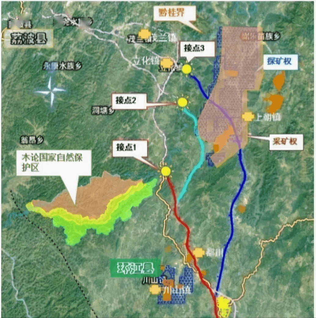 河池至荔波高速公路南起于河池市宜州区德胜镇与 g78 汕昆高速相接