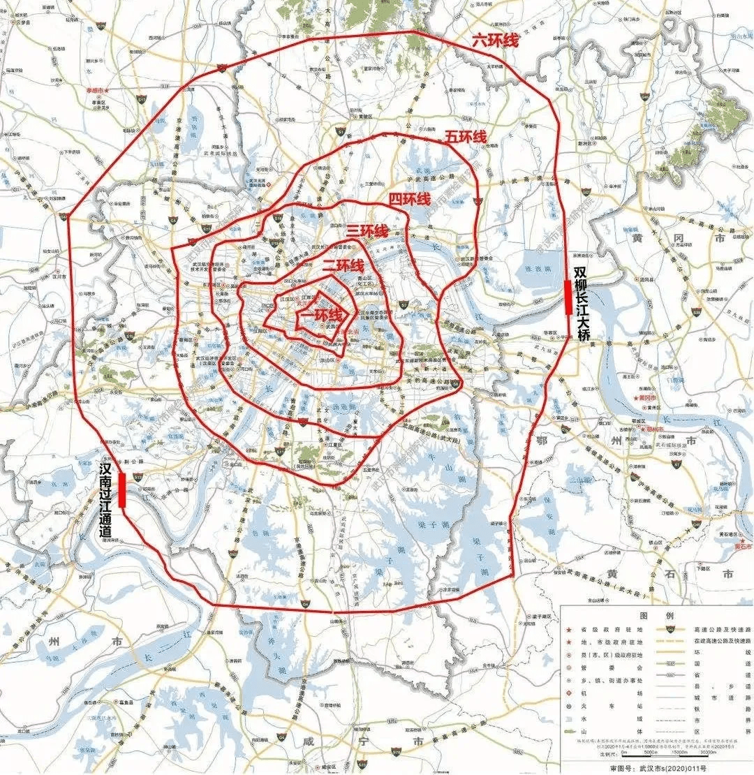 武汉六环规划图