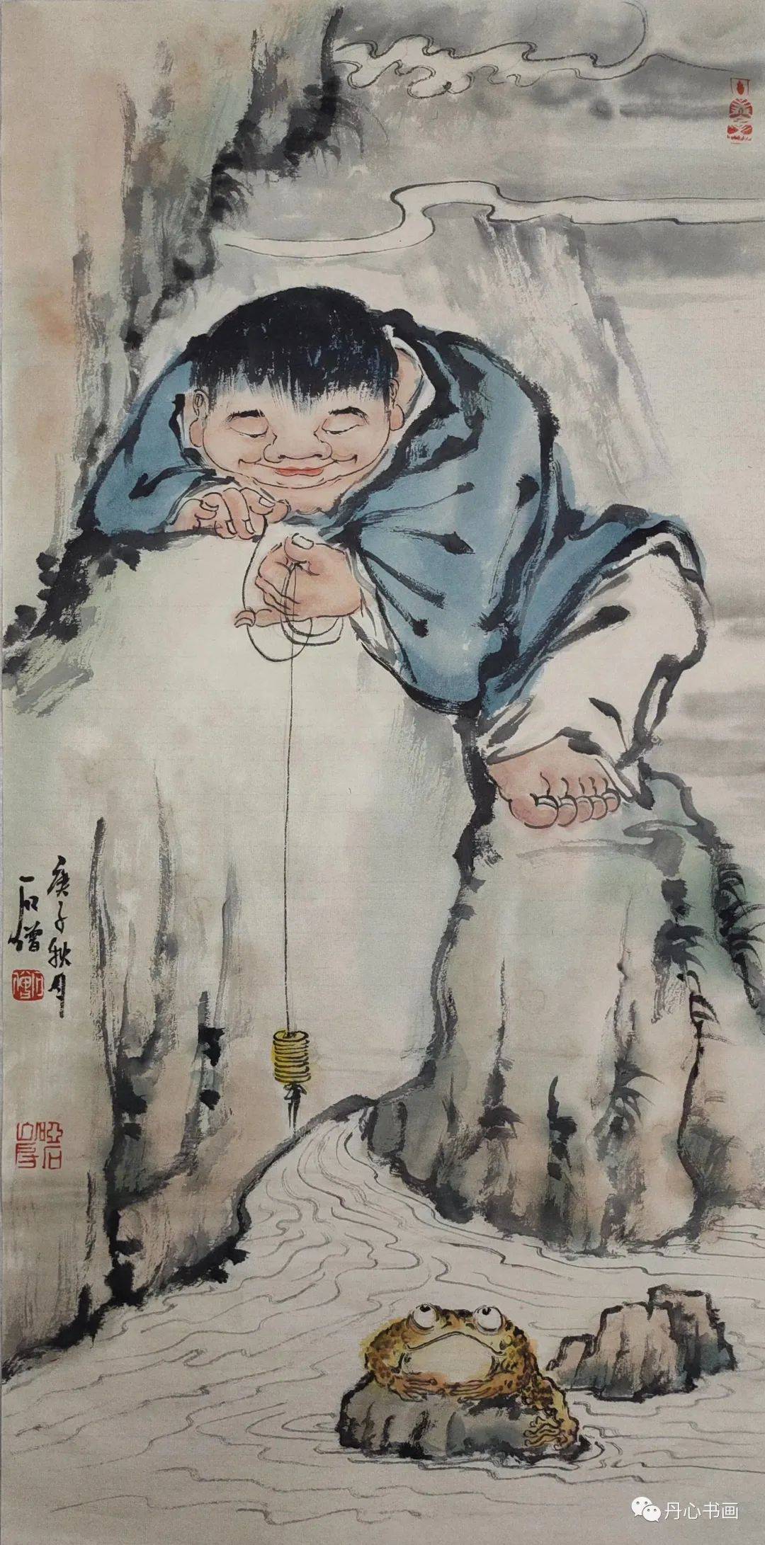 栩栩如生,幽默诙谐|水墨人物画家石僧(姜兆兴)