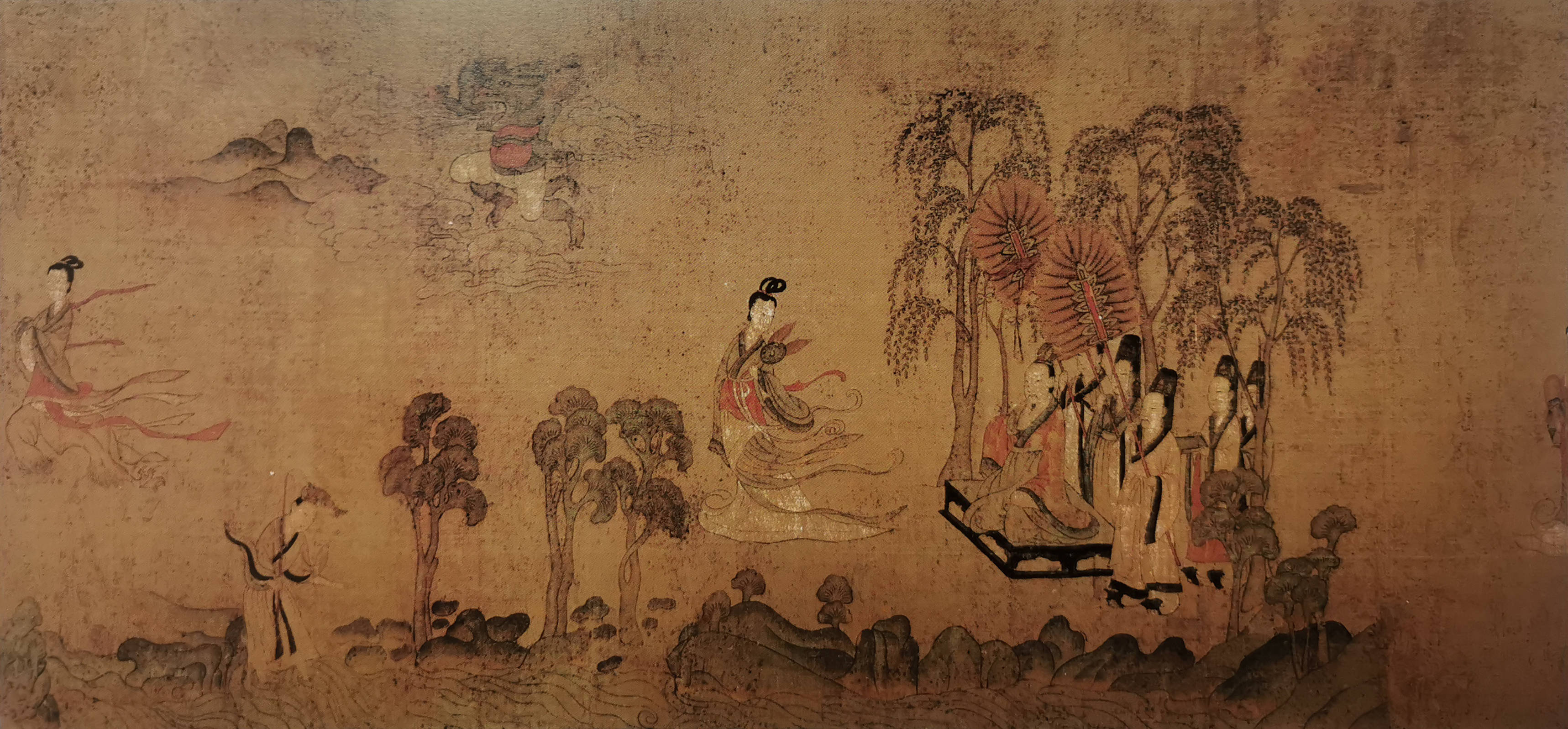 而魏晋时期,以顾恺之,张僧繇等为代表的画家正式开启了工笔绘画的发展