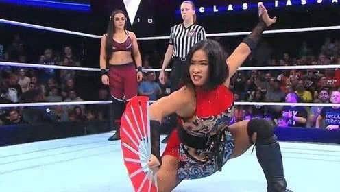 wwe首位中国女将李霞身材不输卡戴珊将中国功夫带上wwe舞台