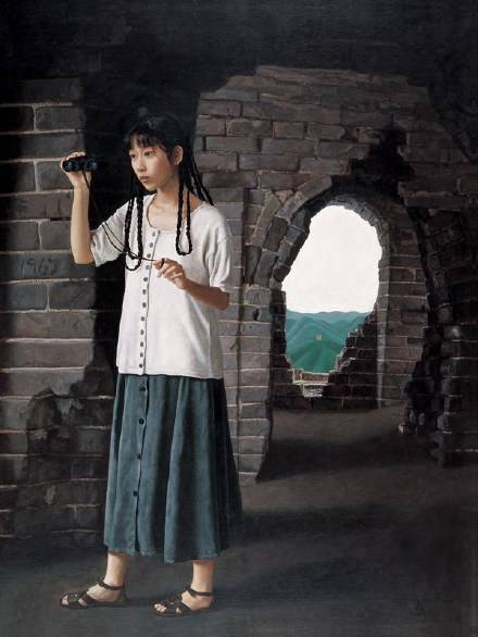 图片[3]-油画名家——吴静涵乡村少女系列油画作品欣赏-魔性次元