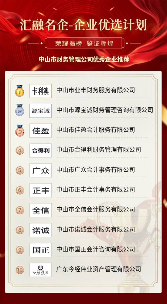 中山市财务管理公司优秀企业推荐