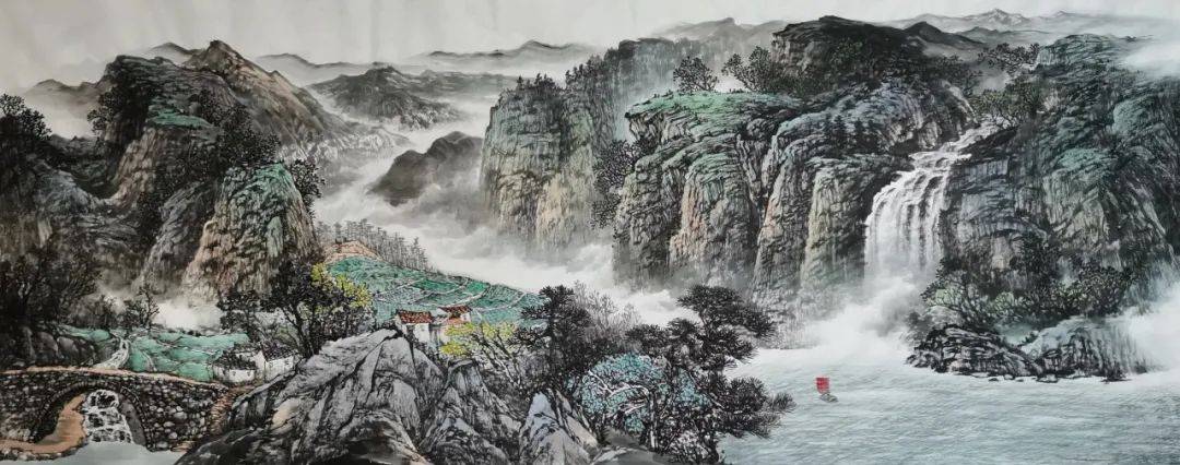 【艺展中国】苗霖国画山水作品欣赏